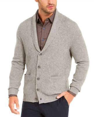 How to Wear a Mens Shawl Collar Sweater