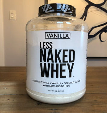 Naked Nutrition's Less Naked Whey Protein