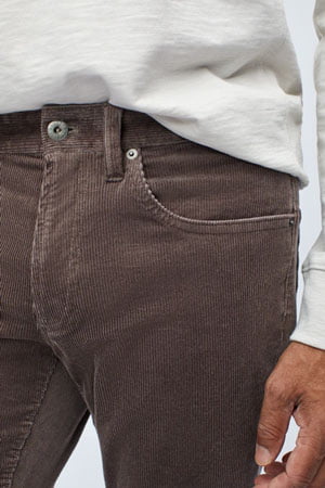 Thin waled corduroy pants