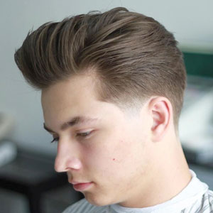 Low taper hairstyle