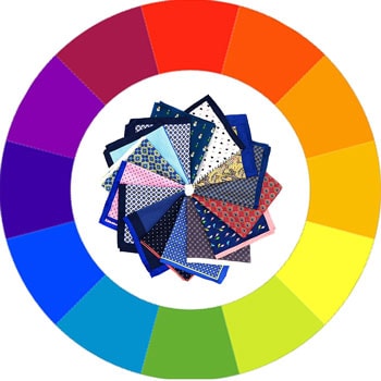 The Color Wheel and Circle of Pocket Squares 