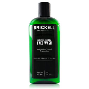 Brickell Purifying Charcoal Face Wash For Men