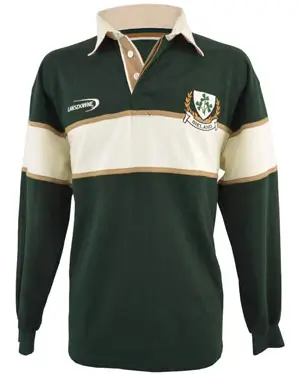 Green rugby shirt by Landsdowne