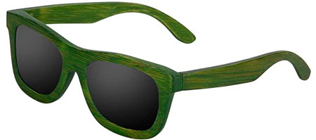 iShine Geren Bamboo Frame Sunglasses