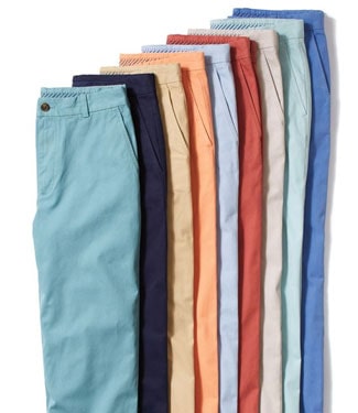 Colorful mens pants