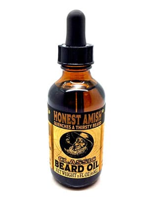Bottle of beard oil 