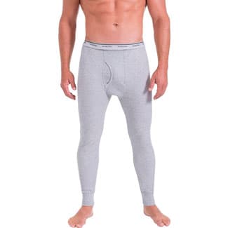 Fruit of the Loom Men's Classic Midweight Waffle Thermal Underwear Bottoms