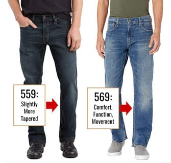 Levis 569 jeans tapering 