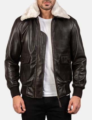 The Jacket Maker Airin G-1 Leather Bomber 