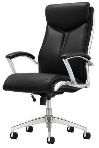 Realspace Bonded Leather High-Back Executive Chair