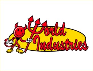 world industries skateboards logo