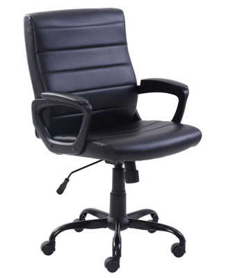 Mainstays Bonded Leather Mid-Back Managers Chair