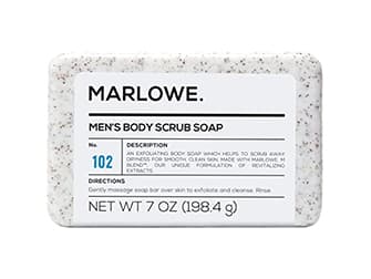 Marlowe body scrub soap
