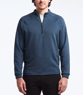 Public Rec athletic half zip sweater
