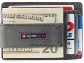 Alpine Swiss Harper Front Pocket Wallet