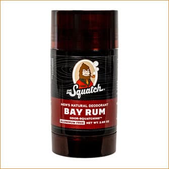 Dr. Squatch Bay Rum deodorant 