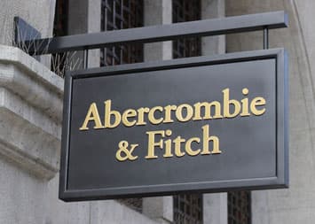 Abercrombie and Fitch sign