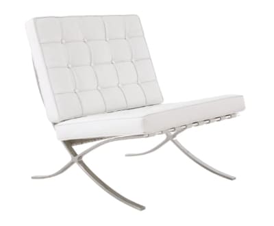 Pavilion Leather & Stainless Steel Barcelona Chair