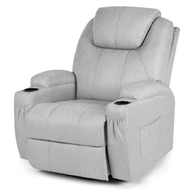 360° Swivel Heated Ergonomic Lounge Reclining Chair