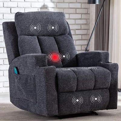 Overstock Massage Recliner with Heat and Vibration