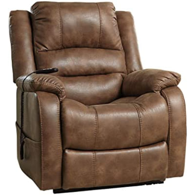Signature Design by Ashley Yandel Upholstered Power Lift Recliner