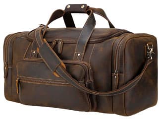 Plare Leather travel bag