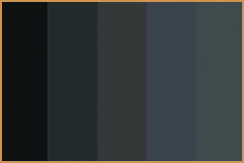 Dark color scheme for a funeral 