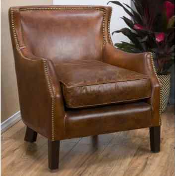 Linden Vintage Leather Club Chair