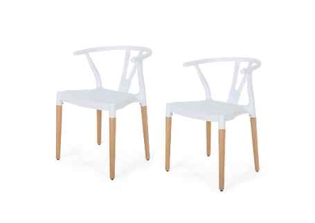 Mountfair Modern Wood Leg Dining Chairs