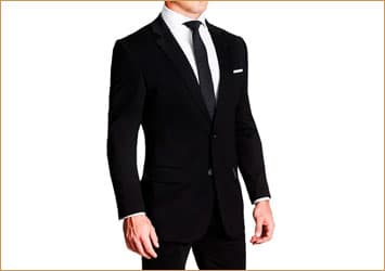 State and Liberty black suit