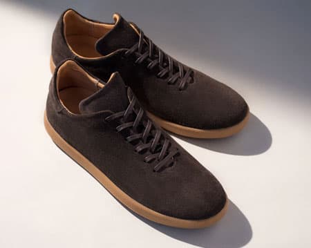 Dark Brown Suede Sneakers