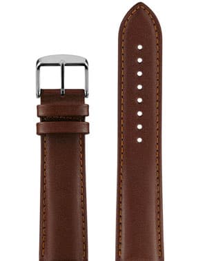 brown leather watch strap
