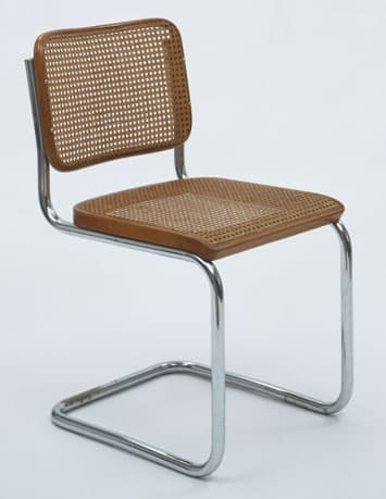 An original Cesca chair, as featured in the Museum of Modern Art