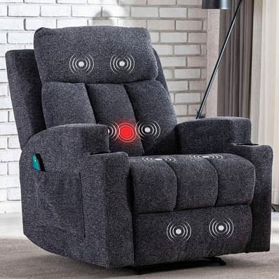 Bonzy Home Recliner Chair with Heat and Massage