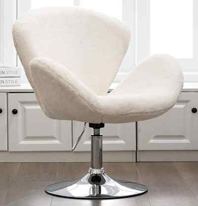 chairus Fur Vanity Chair