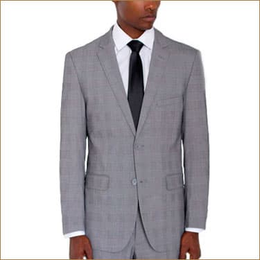 grey suit from Alain Dupetit