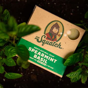 Dr Squatch Spearmint Basil soap