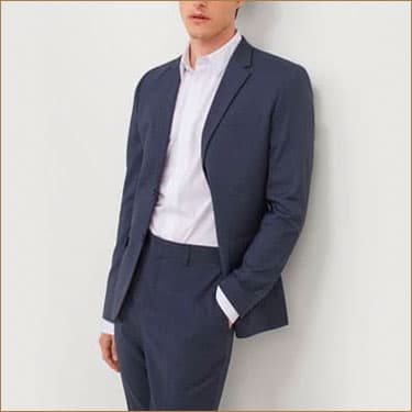Blue suit from H and M