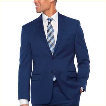 Blue suit from JC Penney