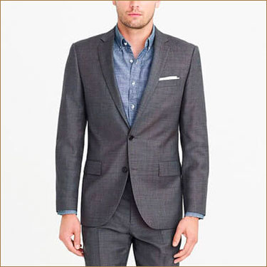 grey suit from JCrew Factory