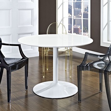 Round Top Pedestal Table By Modway