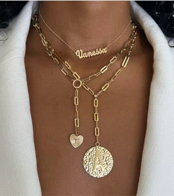 Jennifer Zeuner personalized necklaces 