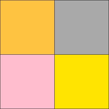Grid showing spring colors