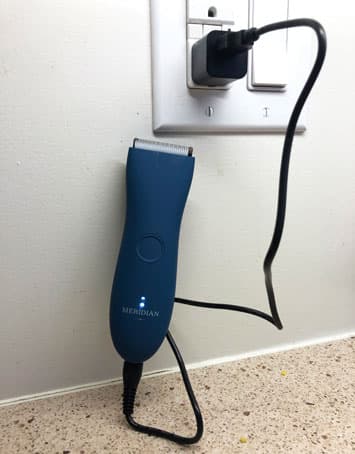 Meridian trimmer plugged into wall