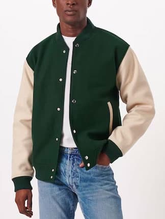 Green Varsity jacket