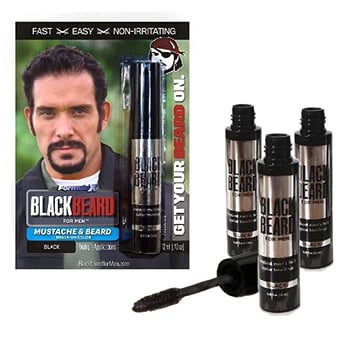 Black Beard for Men Formula X Beard Dye