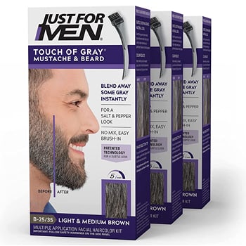 Just For Men Touch of Grey Mustache & Beard