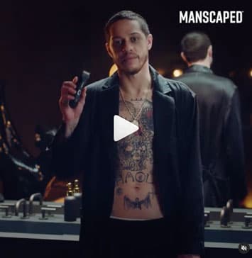 Pete Davidson in a Manscaped ad