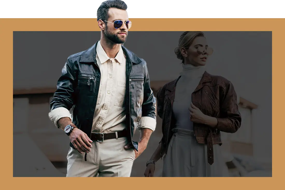 Mens leather jacket styles