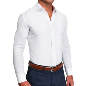 Man in white shirt